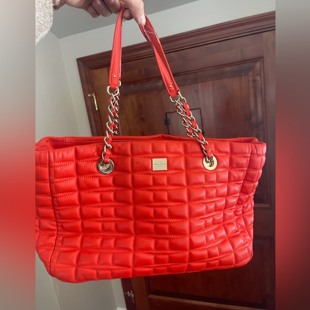 RARE Vintage Orange Kate Spade New York Tote
